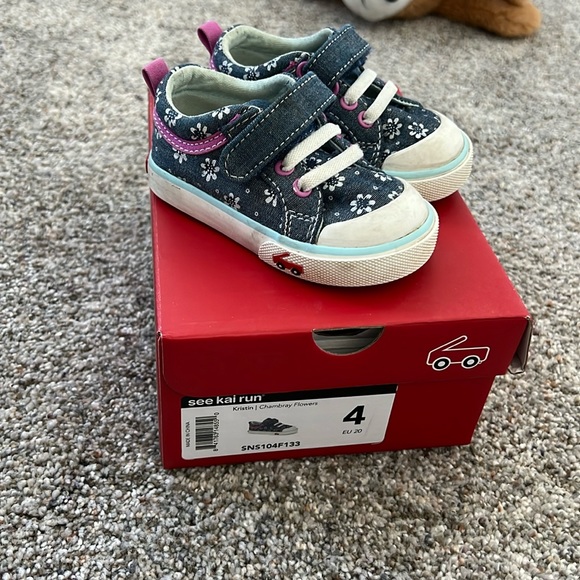 See Kai Run | Shoes | See Kai Run Kristin Chambray Flowers Size 4 Shoes ...